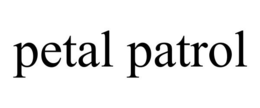 PETAL PATROL - official mark drawing from the USPTO record