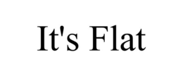 IT'S FLAT - official mark drawing from the USPTO record