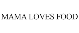 MAMA LOVES FOOD - official mark drawing from the USPTO record