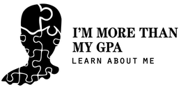 I'M MORE THAN MY GPA LEARN ABOUT ME - official mark drawing from the USPTO record