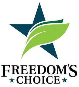 FREEDOM'S CHOICE - official mark drawing from the USPTO record