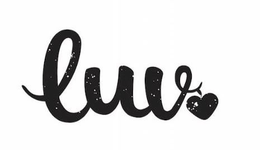 LUV - official mark drawing from the USPTO record