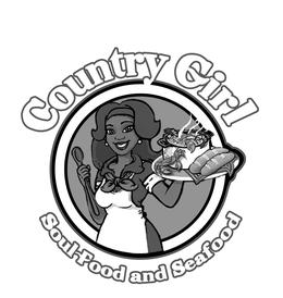 COUNTRY GIRL SOUL-FOOD AND SEAFOOD - official mark drawing from the USPTO record