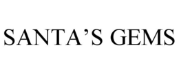 SANTA'S GEMS - official mark drawing from the USPTO record