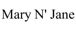 MARY N' JANE - official mark drawing from the USPTO record