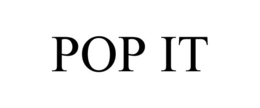 POP IT - official mark drawing from the USPTO record