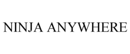 NINJA ANYWHERE - official mark drawing from the USPTO record
