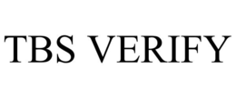 TBS VERIFY - official mark drawing from the USPTO record