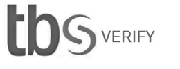 TBS VERIFY - official mark drawing from the USPTO record
