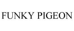 FUNKY PIGEON - official mark drawing from the USPTO record