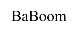 BABOOM - official mark drawing from the USPTO record
