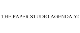 THE PAPER STUDIO AGENDA 52 - official mark drawing from the USPTO record