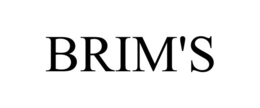 BRIM'S - official mark drawing from the USPTO record