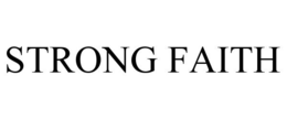 STRONG FAITH - official mark drawing from the USPTO record