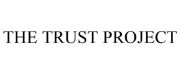 THE TRUST PROJECT - official mark drawing from the USPTO record