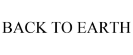 BACK TO EARTH - official mark drawing from the USPTO record
