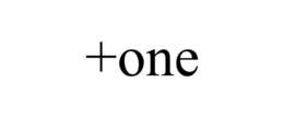 +ONE - official mark drawing from the USPTO record