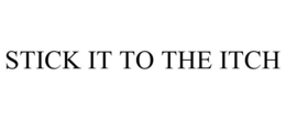 STICK IT TO THE ITCH - official mark drawing from the USPTO record