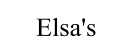 ELSA'S - official mark drawing from the USPTO record