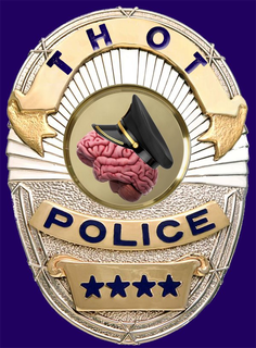 THOT POLICE - official mark drawing from the USPTO record