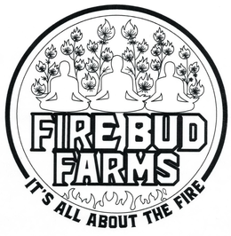 FIRE BUD FARMS IT'S ALL ABOUT THE FIRE - official mark drawing from the USPTO record