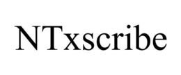 NTXSCRIBE - official mark drawing from the USPTO record