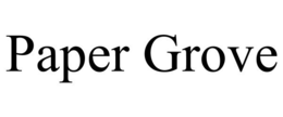 PAPER GROVE - official mark drawing from the USPTO record