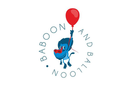 BABOON AND BALLOON - official mark drawing from the USPTO record