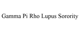 GAMMA PI RHO LUPUS SORORITY - official mark drawing from the USPTO record