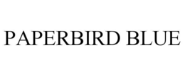 PAPERBIRD BLUE - official mark drawing from the USPTO record