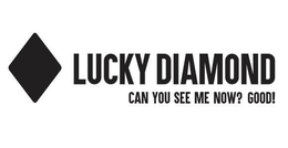 LUCKY DIAMOND CAN YOU SEE ME NOW? GOOD! - official mark drawing from the USPTO record
