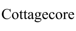 COTTAGECORE - official mark drawing from the USPTO record
