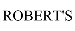 ROBERT'S - official mark drawing from the USPTO record