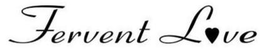 FERVENT LOVE - official mark drawing from the USPTO record