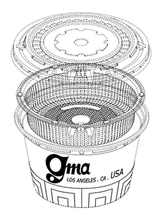 GMA LOS ANGELES . CA . USA - official mark drawing from the USPTO record