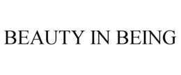 BEAUTY IN BEING - official mark drawing from the USPTO record