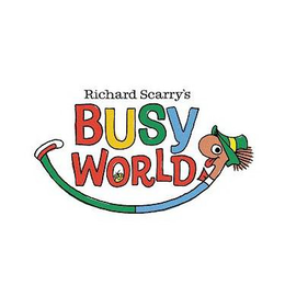 RICHARD SCARRY'S BUSY WORLD - official mark drawing from the USPTO record