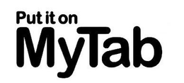 PUT IT ON MYTAB - official mark drawing from the USPTO record