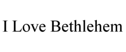 I LOVE BETHLEHEM - official mark drawing from the USPTO record