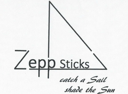 ZEPP STICKS CATCH A SAIL SHADE THE SUN - official mark drawing from the USPTO record