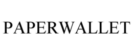 PAPERWALLET - official mark drawing from the USPTO record
