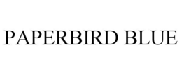 PAPERBIRD BLUE - official mark drawing from the USPTO record