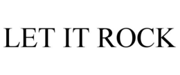 LET IT ROCK - official mark drawing from the USPTO record
