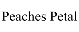 PEACHES PETAL - official mark drawing from the USPTO record