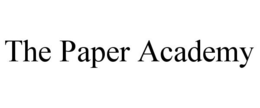THE PAPER ACADEMY - official mark drawing from the USPTO record