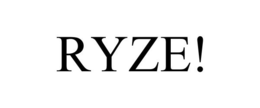 RYZE! - official mark drawing from the USPTO record