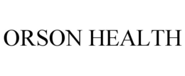 ORSON HEALTH - official mark drawing from the USPTO record