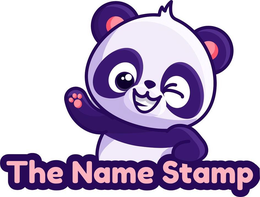 THE NAME STAMP - official mark drawing from the USPTO record