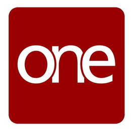 ONE - official mark drawing from the USPTO record