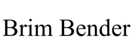 BRIM BENDER - official mark drawing from the USPTO record